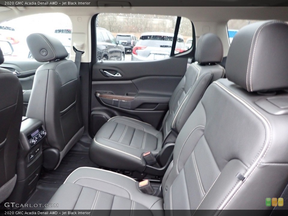 Jet Black Interior Rear Seat for the 2020 GMC Acadia Denali AWD #136277663