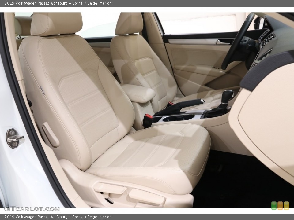 Cornsilk Beige Interior Front Seat for the 2019 Volkswagen Passat Wolfsburg #136278143