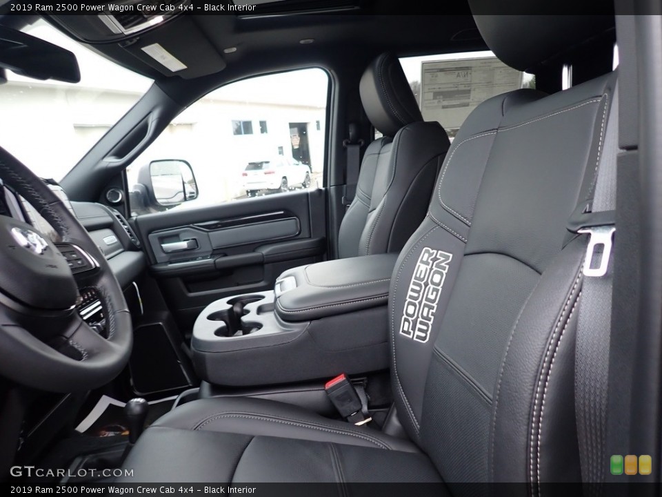 Black Interior Front Seat for the 2019 Ram 2500 Power Wagon Crew Cab 4x4 #136278323