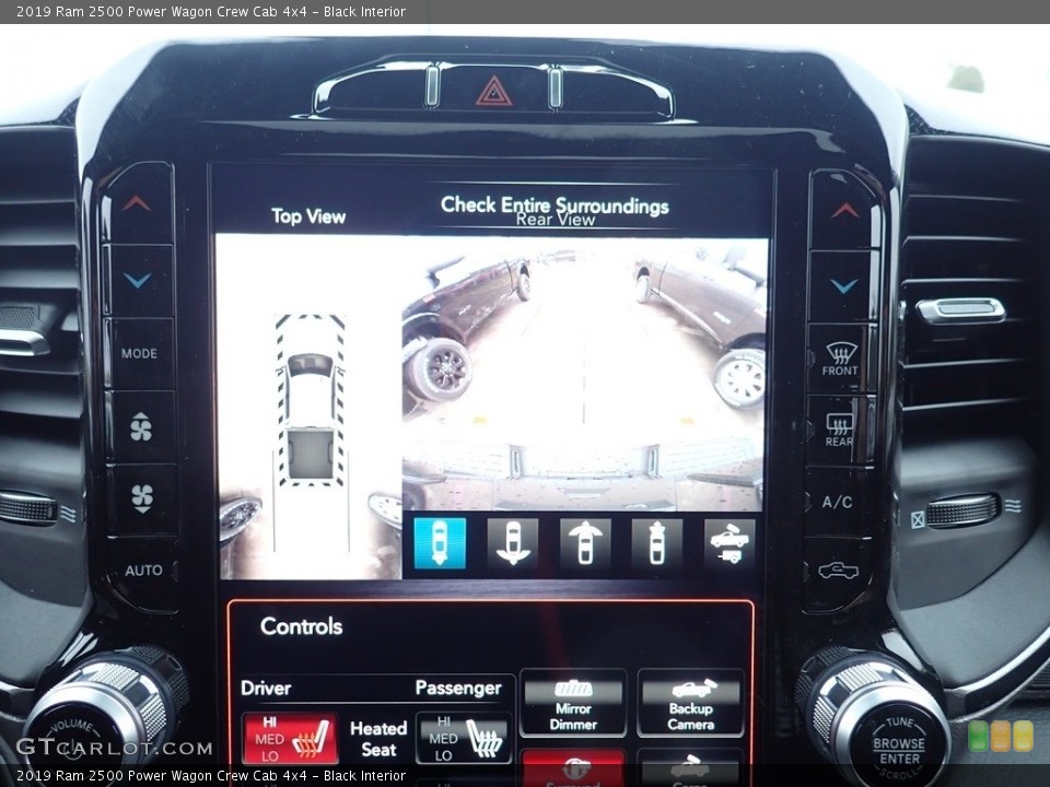 Black Interior Controls for the 2019 Ram 2500 Power Wagon Crew Cab 4x4 #136278416