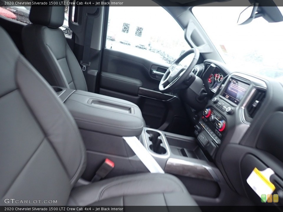Jet Black Interior Front Seat for the 2020 Chevrolet Silverado 1500 LTZ Crew Cab 4x4 #136278875