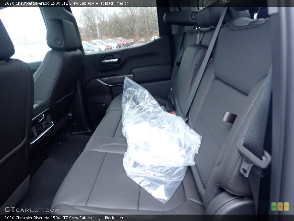Jet Black Interior Rear Seat for the 2020 Chevrolet Silverado 1500 LTZ Crew Cab 4x4 #136278953