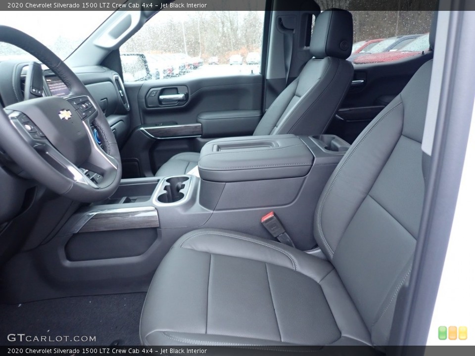 Jet Black Interior Front Seat for the 2020 Chevrolet Silverado 1500 LTZ Crew Cab 4x4 #136278998