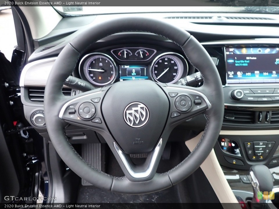 Light Neutral Interior Steering Wheel for the 2020 Buick Envision Essence AWD #136280252