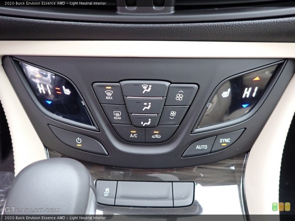 Light Neutral Interior Controls for the 2020 Buick Envision Essence AWD #136280273