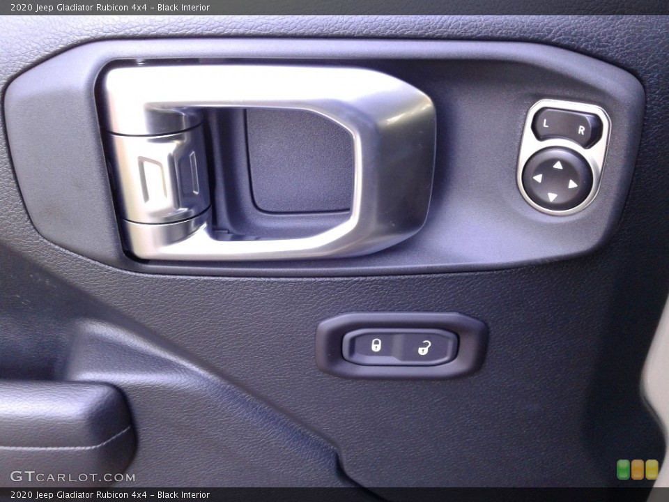 Black Interior Controls for the 2020 Jeep Gladiator Rubicon 4x4 #136281458