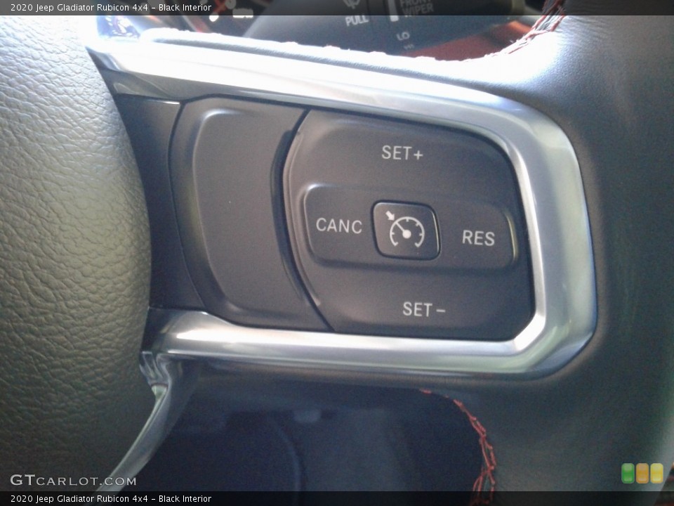 Black Interior Steering Wheel for the 2020 Jeep Gladiator Rubicon 4x4 #136281734