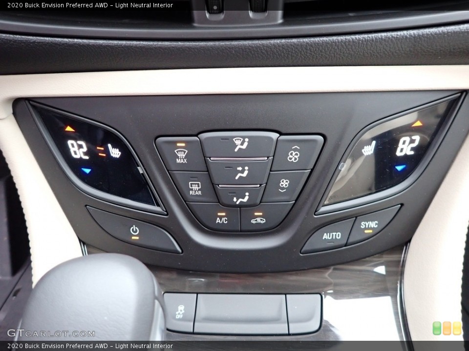 Light Neutral Interior Controls for the 2020 Buick Envision Preferred AWD #136282562