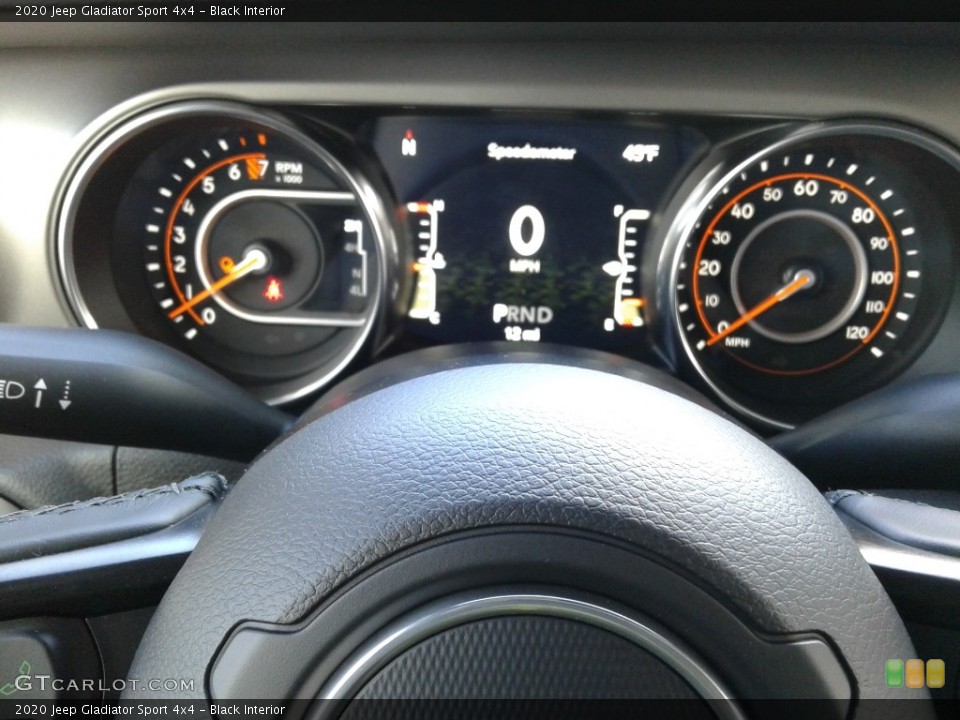 Black Interior Gauges for the 2020 Jeep Gladiator Sport 4x4 #136283930