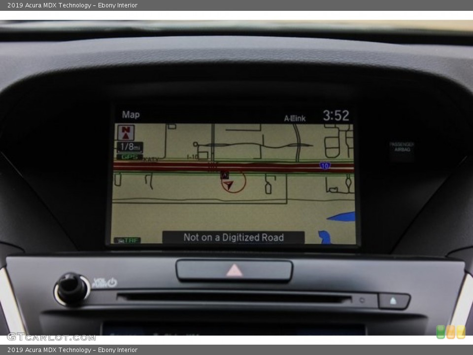 Ebony Interior Navigation for the 2019 Acura MDX Technology #136283936