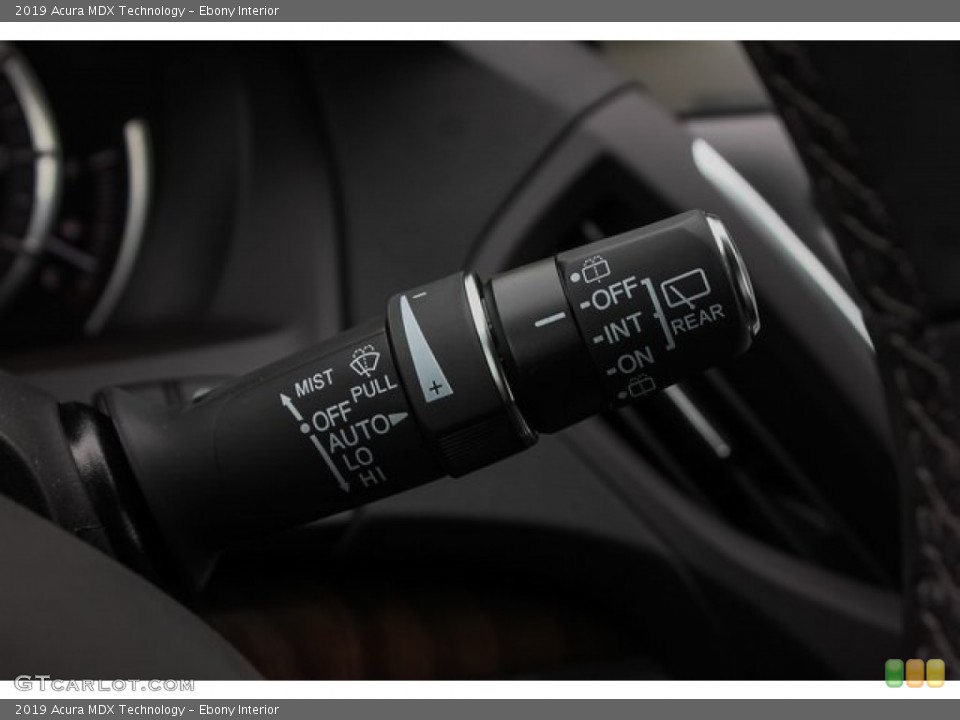 Ebony Interior Controls for the 2019 Acura MDX Technology #136284032