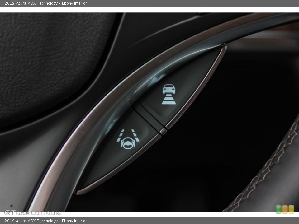 Ebony Interior Steering Wheel for the 2019 Acura MDX Technology #136284074