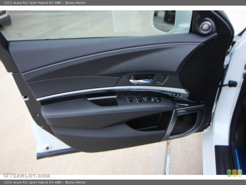 Ebony Interior Door Panel for the 2020 Acura RLX Sport Hybrid SH-AWD #136284473