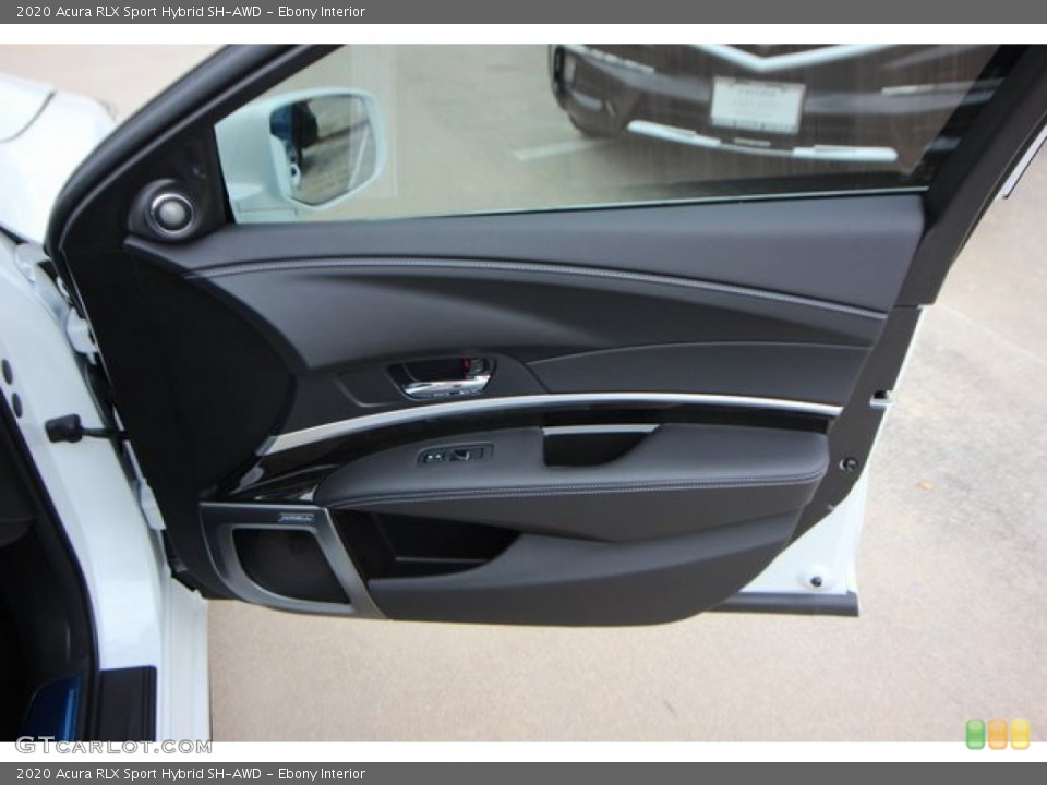 Ebony Interior Door Panel for the 2020 Acura RLX Sport Hybrid SH-AWD #136284614