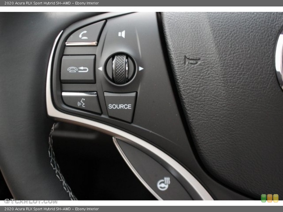 Ebony Interior Steering Wheel for the 2020 Acura RLX Sport Hybrid SH-AWD #136284782
