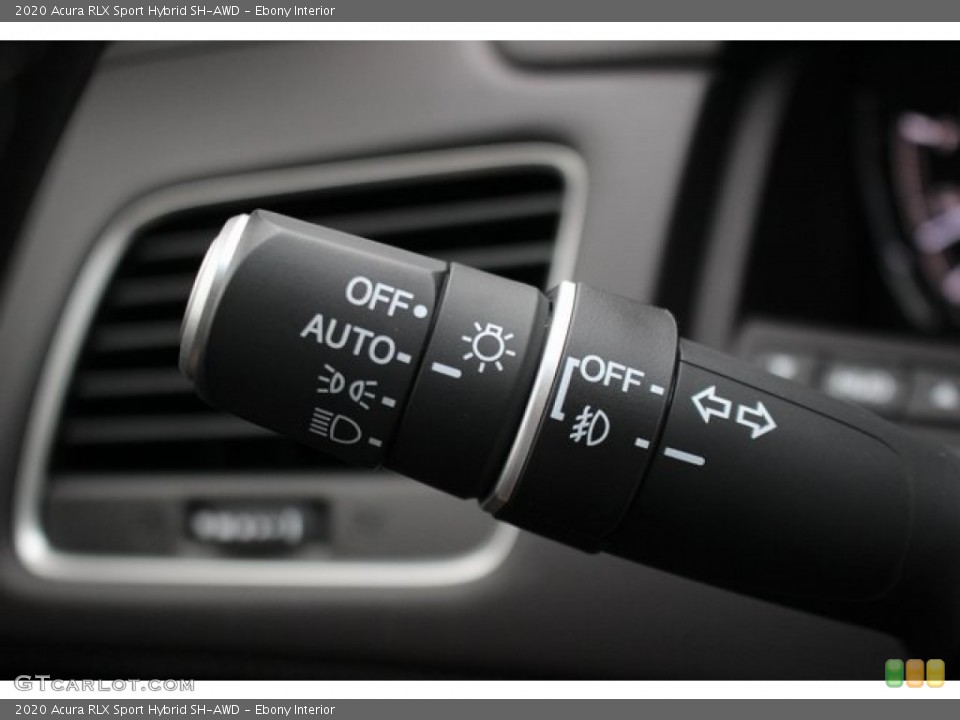 Ebony Interior Controls for the 2020 Acura RLX Sport Hybrid SH-AWD #136284806