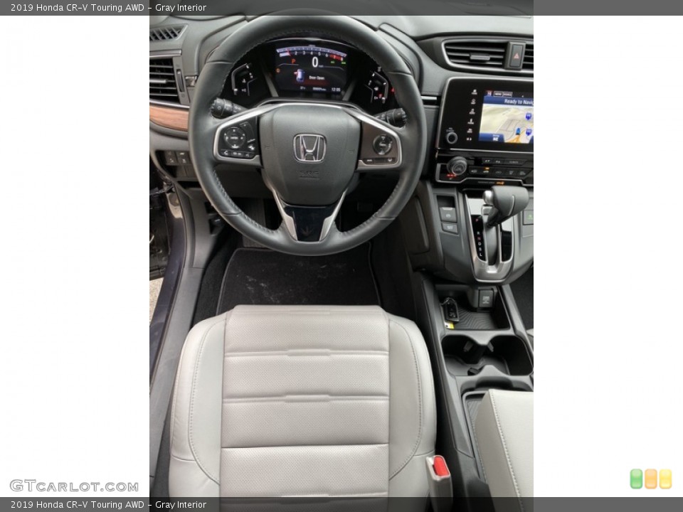 Gray Interior Steering Wheel for the 2019 Honda CR-V Touring AWD #136285958