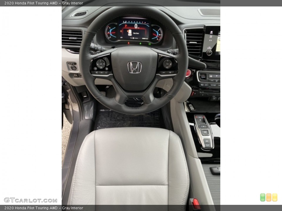 Gray Interior Steering Wheel for the 2020 Honda Pilot Touring AWD #136287569