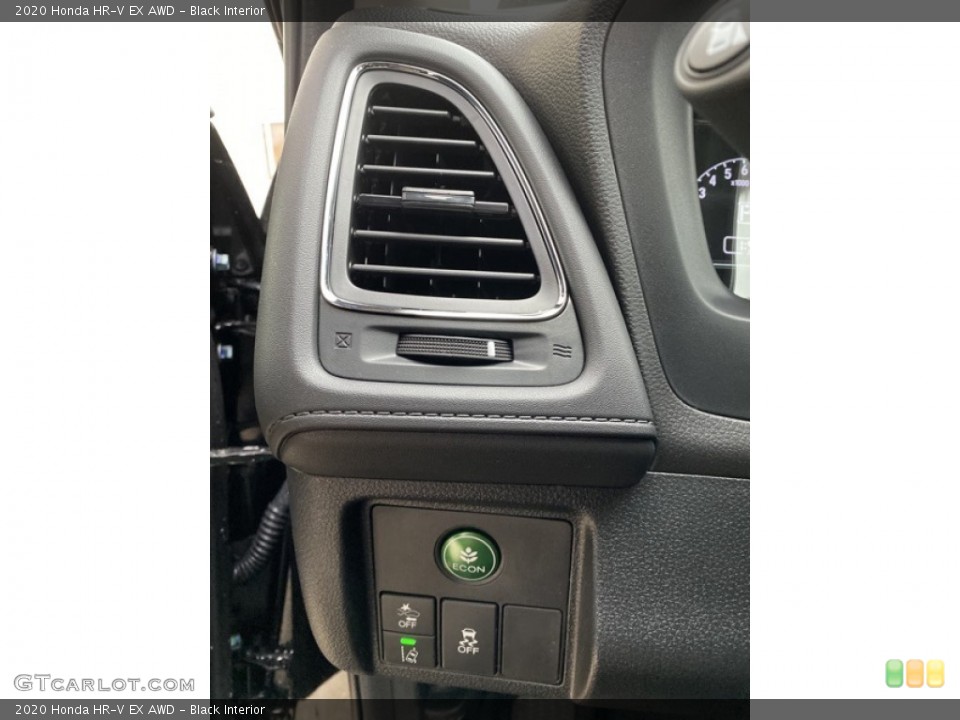 Black Interior Controls for the 2020 Honda HR-V EX AWD #136288487