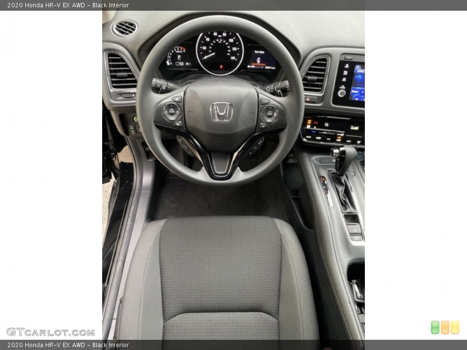 Black Interior Steering Wheel for the 2020 Honda HR-V EX AWD #136288496