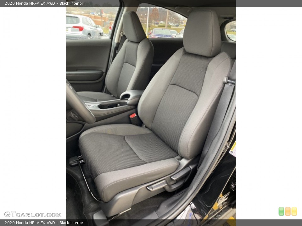 Black Interior Front Seat for the 2020 Honda HR-V EX AWD #136288505