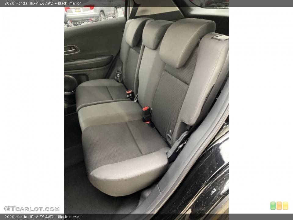 Black Interior Rear Seat for the 2020 Honda HR-V EX AWD #136288538
