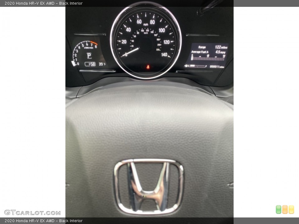 Black Interior Gauges for the 2020 Honda HR-V EX AWD #136288643