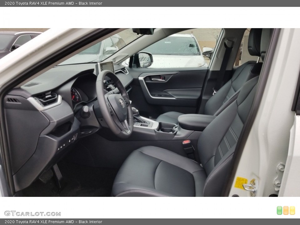 Black Interior Front Seat for the 2020 Toyota RAV4 XLE Premium AWD #136289357