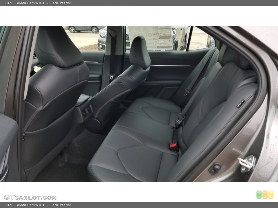 Black Interior Rear Seat for the 2020 Toyota Camry XLE #136289549