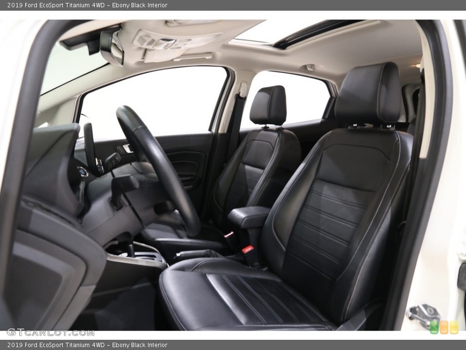 Ebony Black 2019 Ford EcoSport Interiors