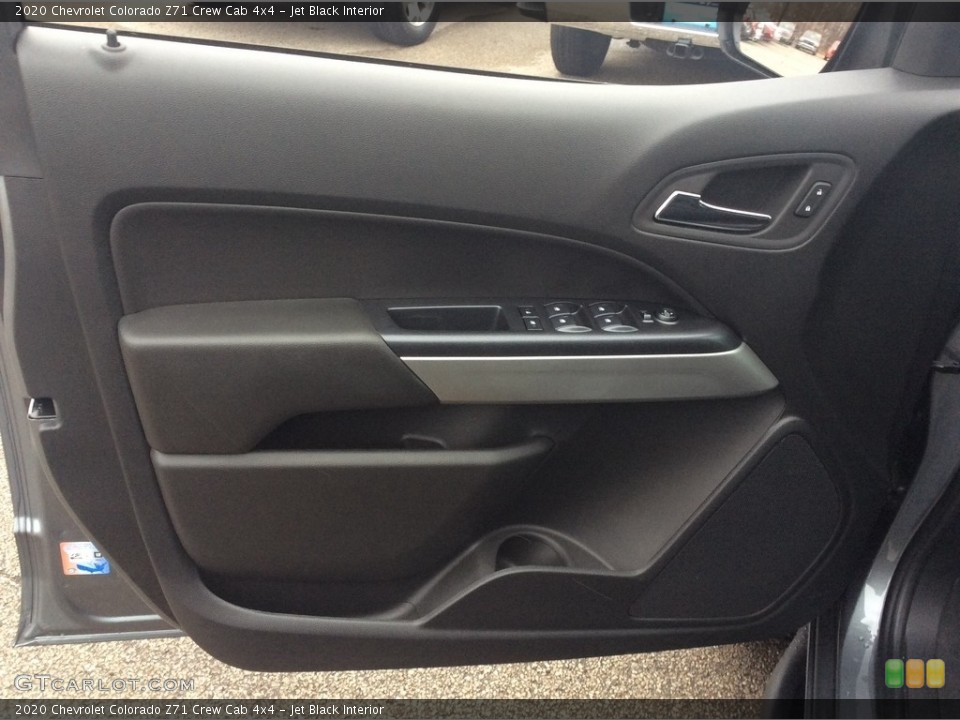 Jet Black Interior Door Panel for the 2020 Chevrolet Colorado Z71 Crew Cab 4x4 #136293473