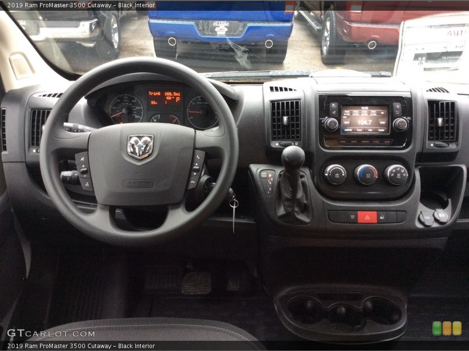 Black Interior Dashboard for the 2019 Ram ProMaster 3500 Cutaway #136295585