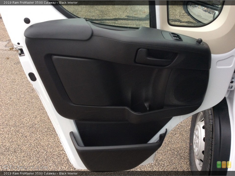 Black Interior Door Panel for the 2019 Ram ProMaster 3500 Cutaway #136295846