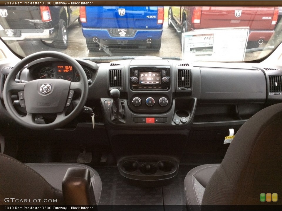 Black Interior Dashboard for the 2019 Ram ProMaster 3500 Cutaway #136295906