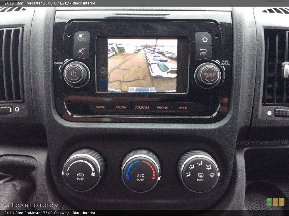 Black Interior Controls for the 2019 Ram ProMaster 3500 Cutaway #136295972