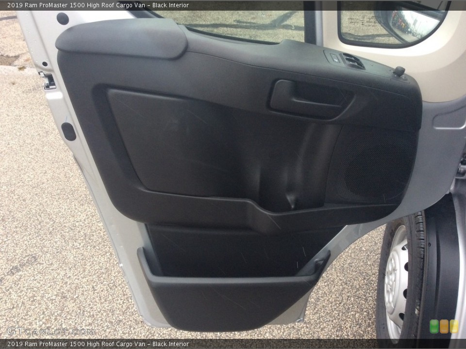 Black Interior Door Panel for the 2019 Ram ProMaster 1500 High Roof Cargo Van #136296383