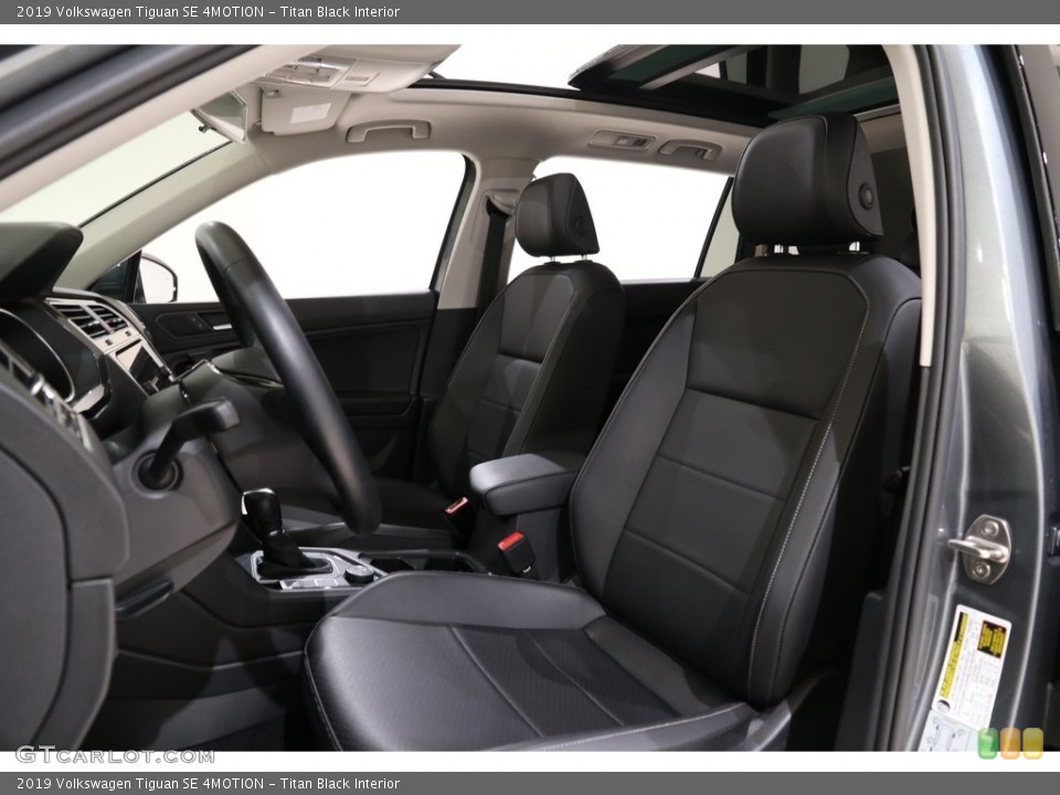 Titan Black Interior Front Seat for the 2019 Volkswagen Tiguan SE 4MOTION #136297142