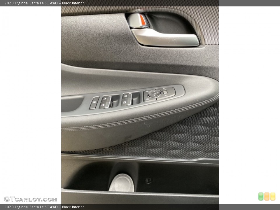 Black Interior Controls for the 2020 Hyundai Santa Fe SE AWD #136297781
