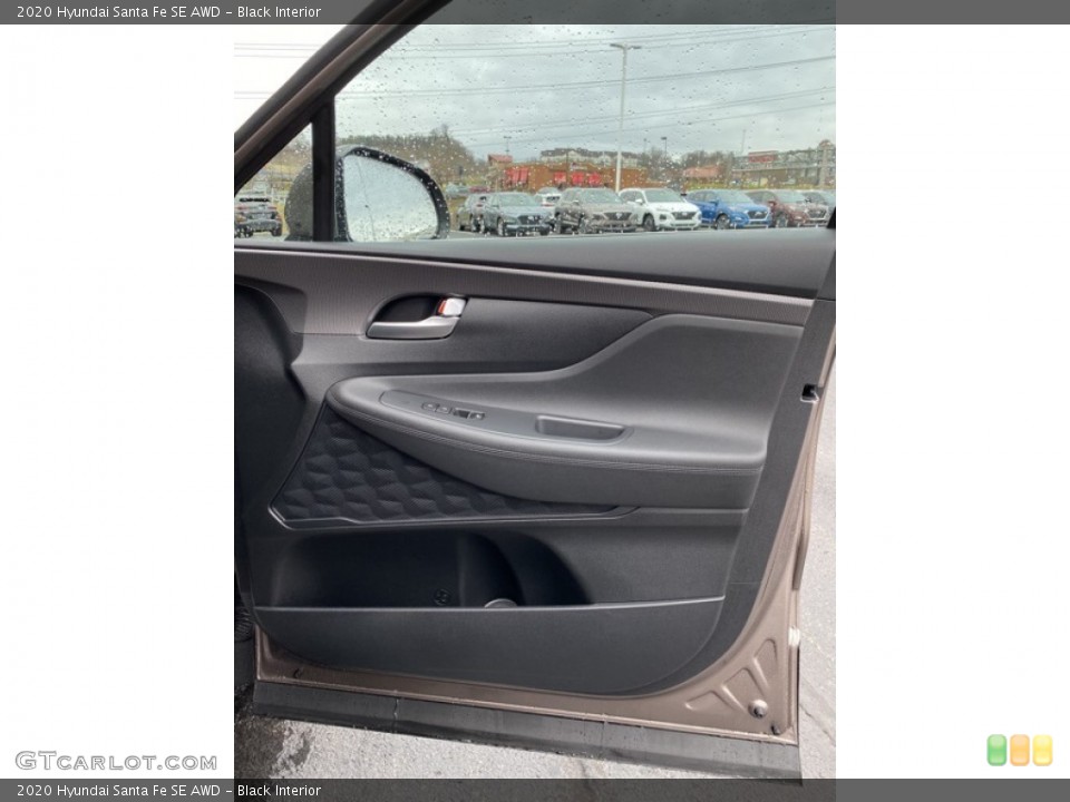 Black Interior Door Panel for the 2020 Hyundai Santa Fe SE AWD #136298126