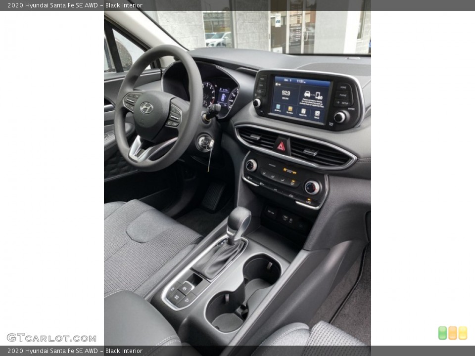 Black Interior Controls for the 2020 Hyundai Santa Fe SE AWD #136298180