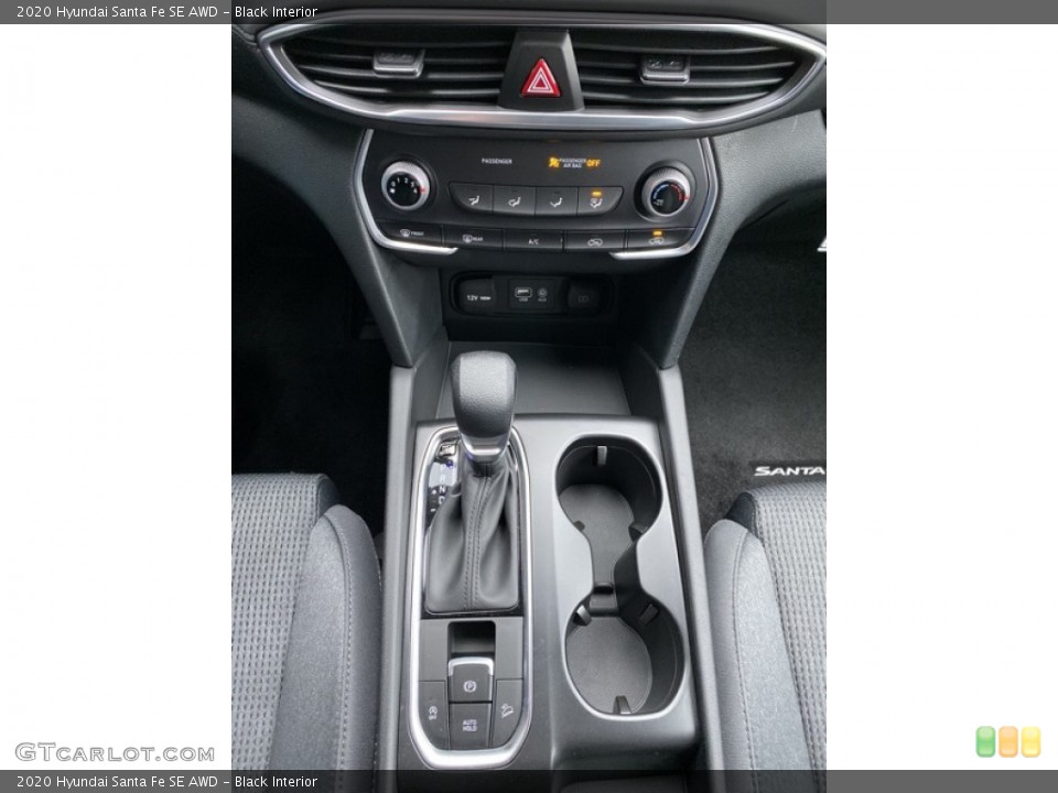Black Interior Controls for the 2020 Hyundai Santa Fe SE AWD #136298288