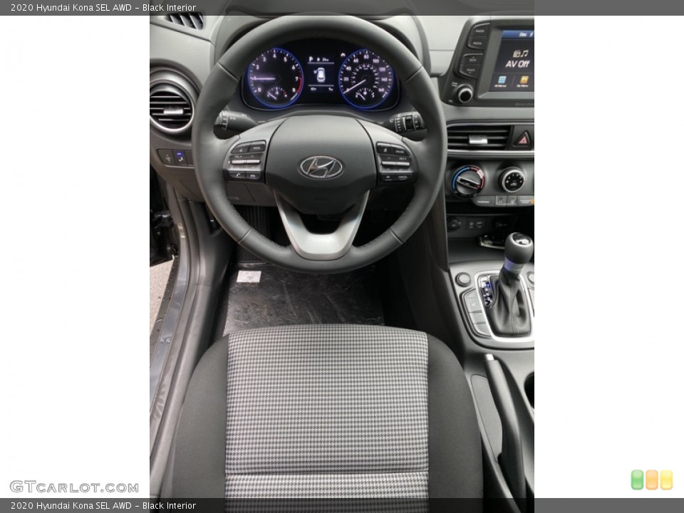 Black Interior Steering Wheel for the 2020 Hyundai Kona SEL AWD #136298669
