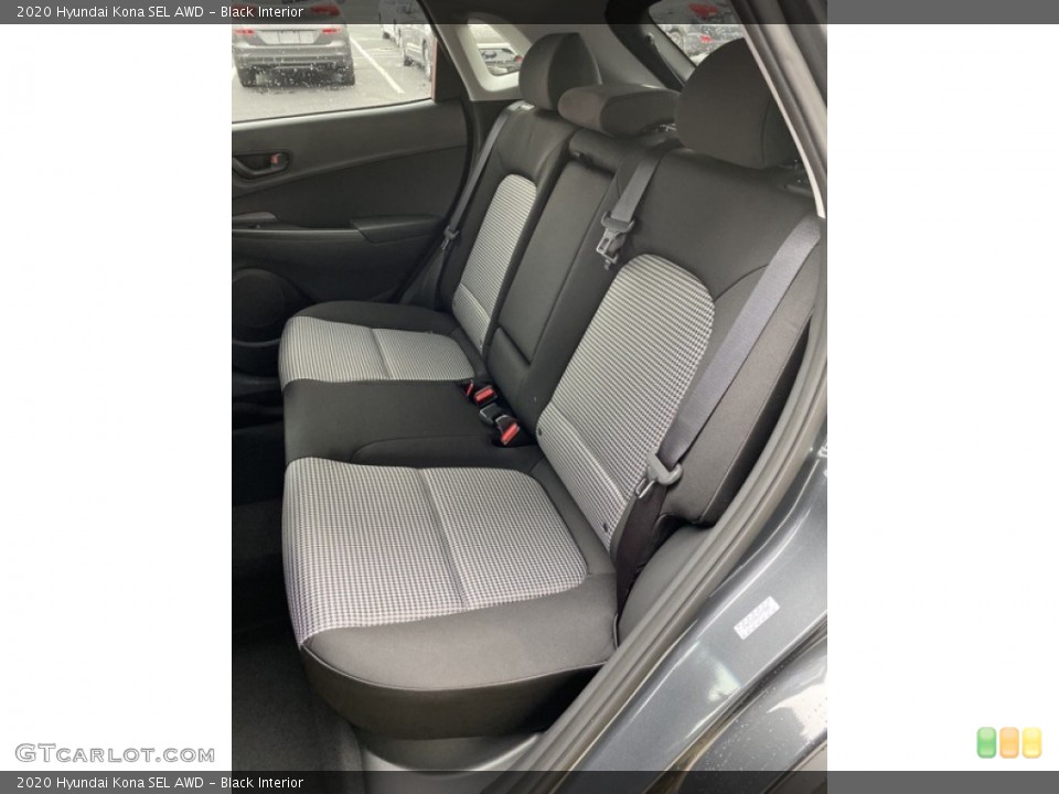 Black Interior Rear Seat for the 2020 Hyundai Kona SEL AWD #136298780
