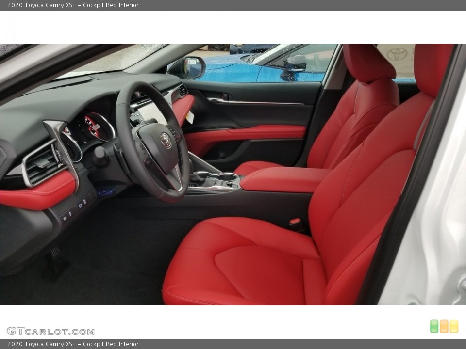 Cockpit Red Interior Front Seat for the 2020 Toyota Camry XSE #136299404