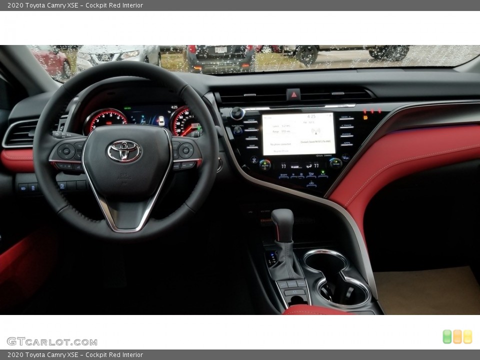 Cockpit Red Interior Dashboard for the 2020 Toyota Camry XSE #136299428
