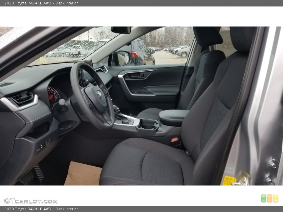 Black Interior Front Seat for the 2020 Toyota RAV4 LE AWD #136299545