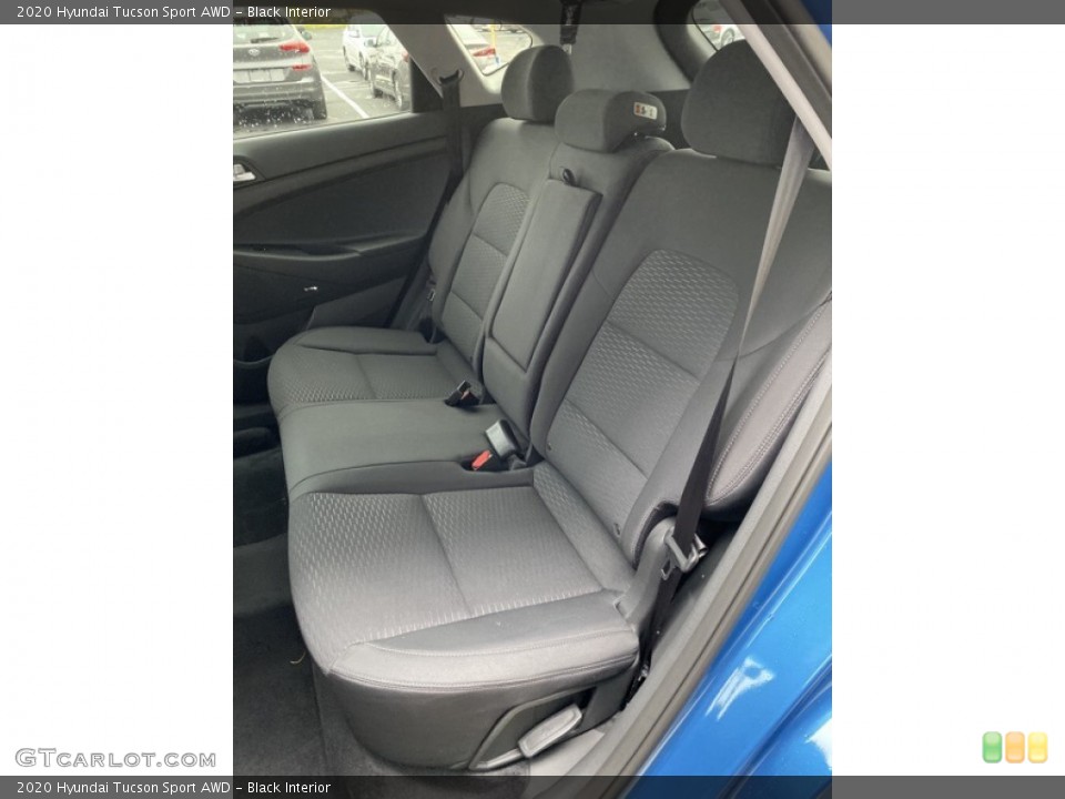 Black Interior Rear Seat for the 2020 Hyundai Tucson Sport AWD #136299560