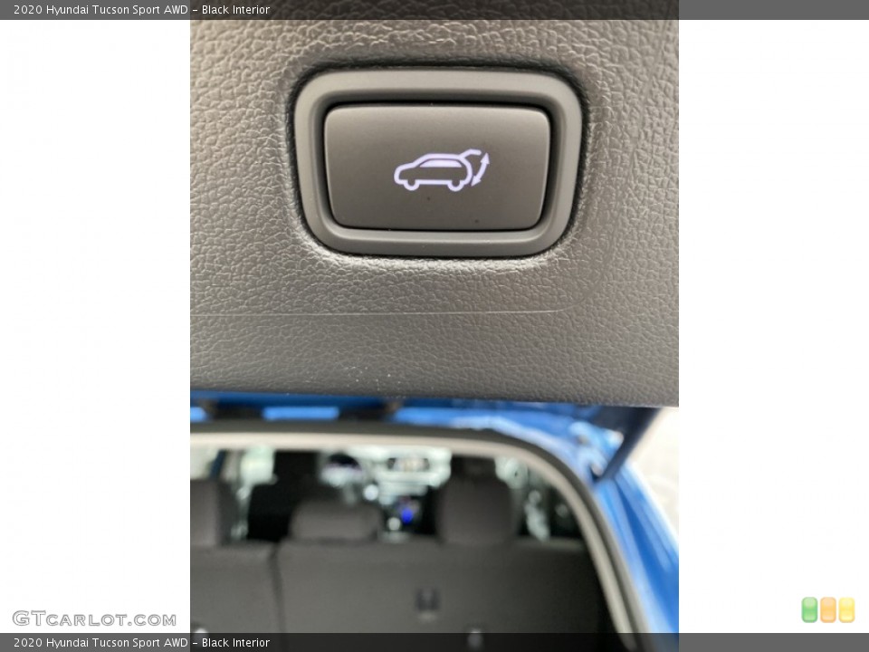 Black Interior Controls for the 2020 Hyundai Tucson Sport AWD #136299638
