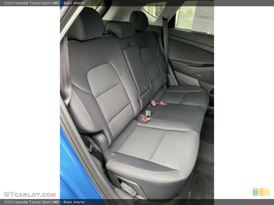 Black Interior Rear Seat for the 2020 Hyundai Tucson Sport AWD #136299695