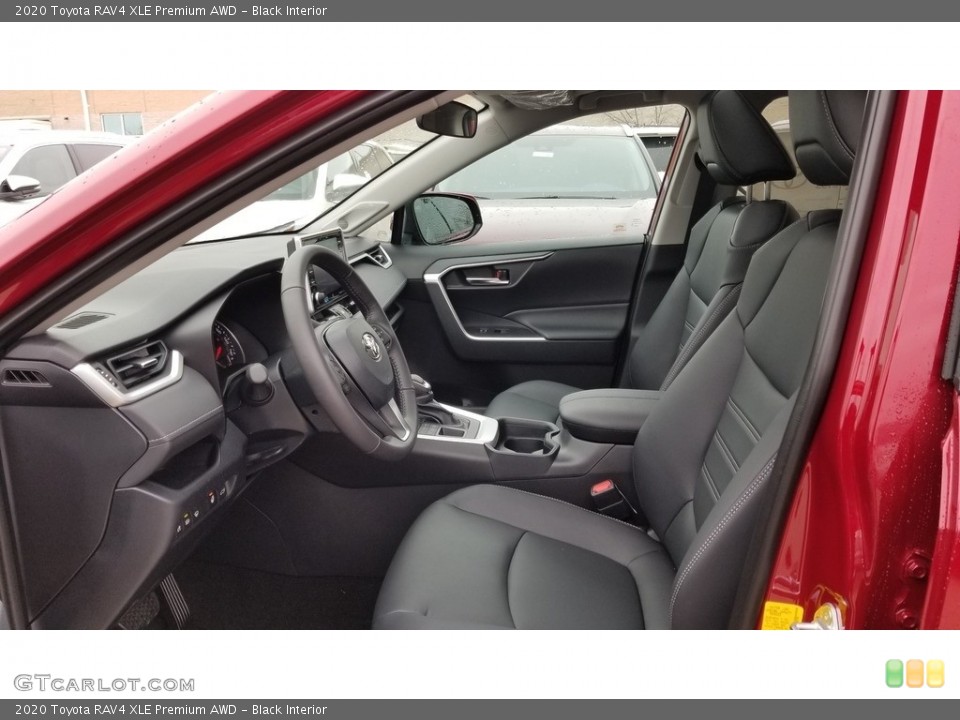 Black Interior Photo for the 2020 Toyota RAV4 XLE Premium AWD #136299722